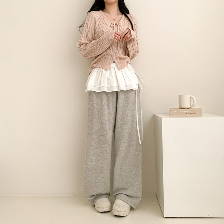 ティアードシフォンフリルミニスカート IVORY