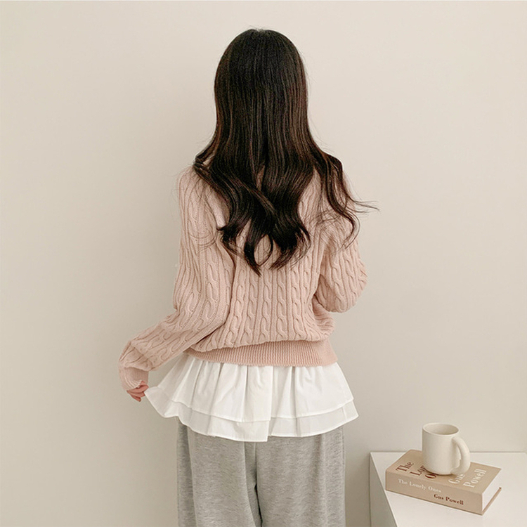 ティアードシフォンフリルミニスカート IVORY