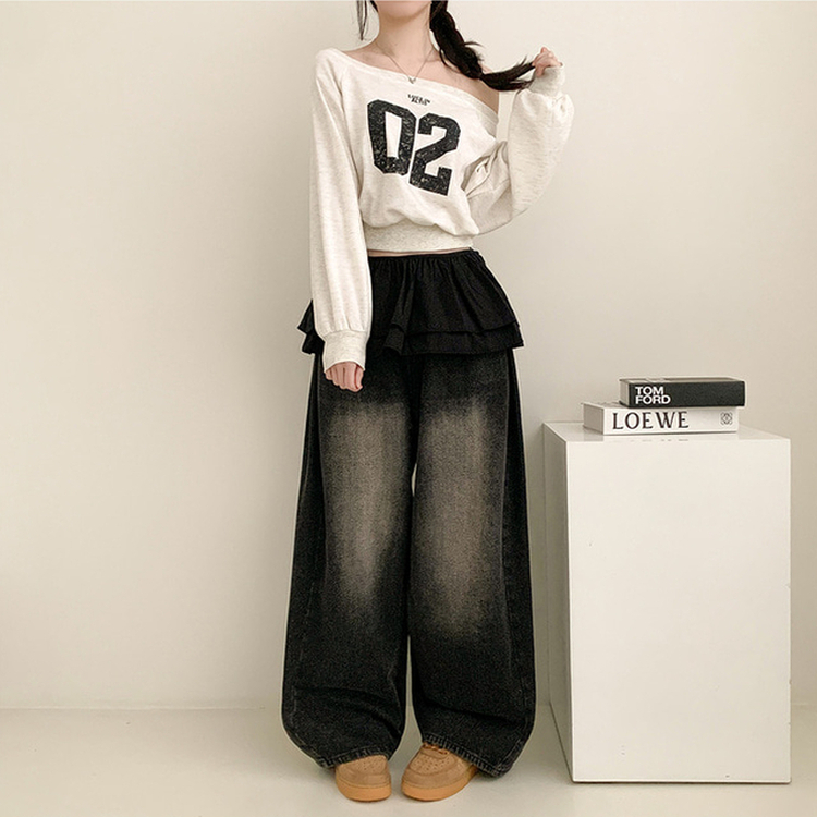 ティアードシフォンフリルミニスカート BLACK