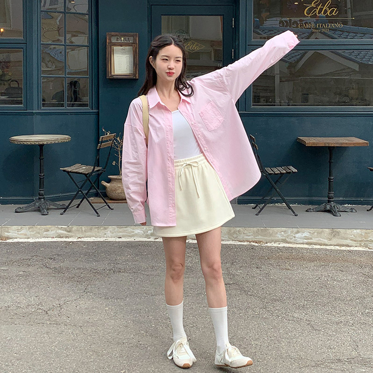 (SM/パンツ裏地/楽なフィット感) Webbit バンディングストリングニットミニスカート IVORY