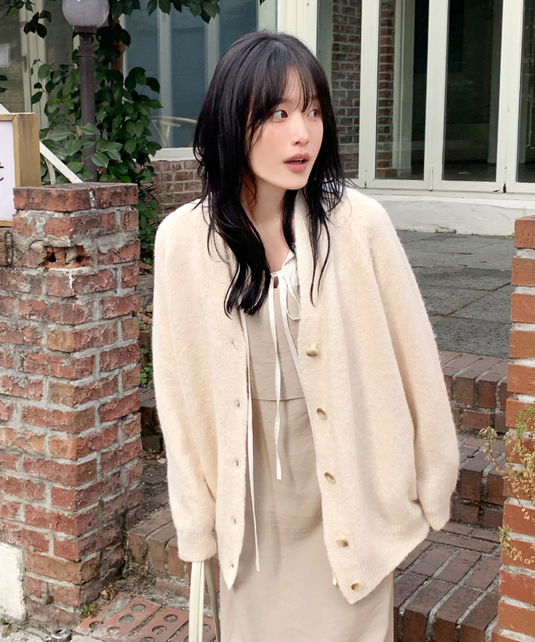 ルーアンウラグランカーディガン(6color) CREAM