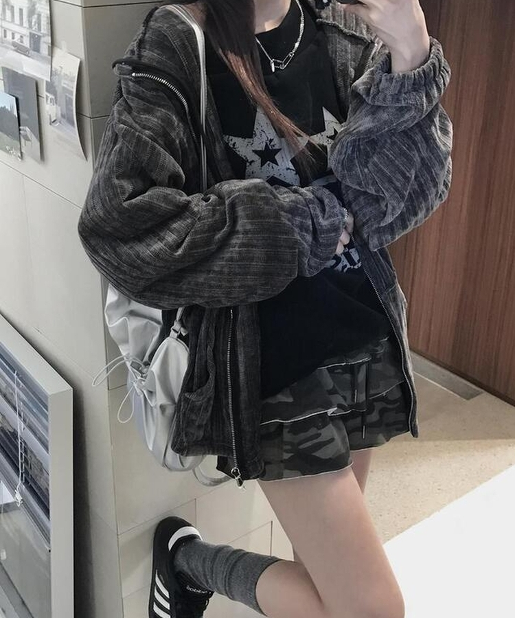 ミリタリーティアードスカート KHAKI