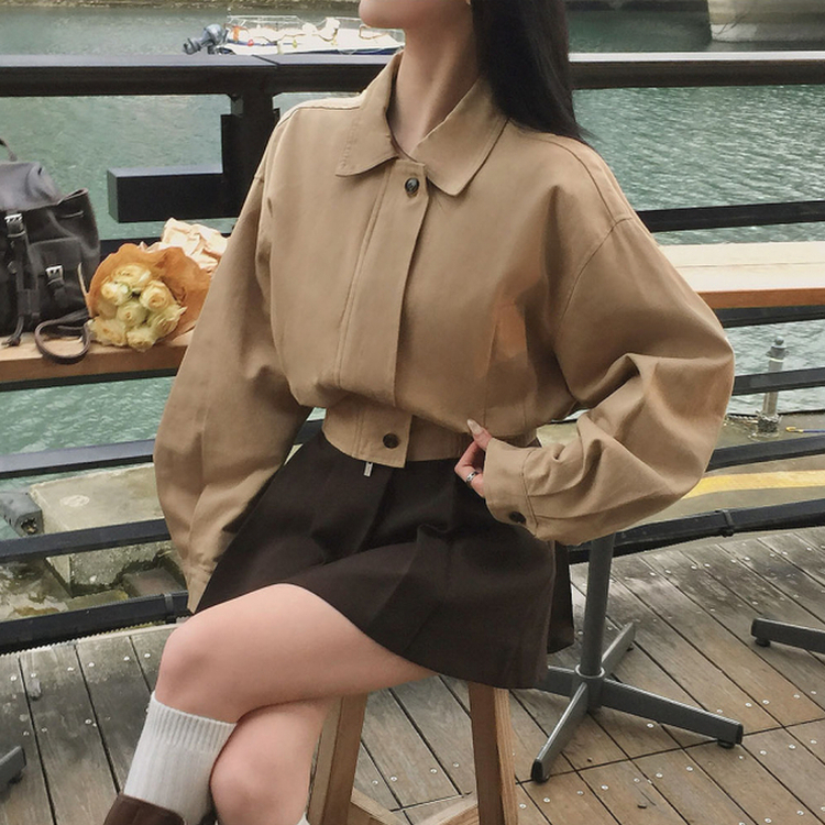 ブルゾンバンディングジャケット BEIGE