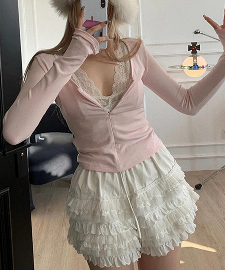 ファスナーレースジップアップ PINK