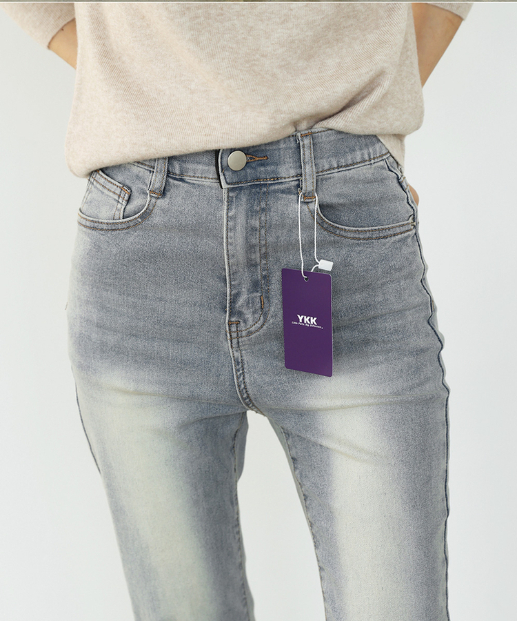 【丈別】セミブーツカットデニムパンツ(5color) LIGHT DENIM