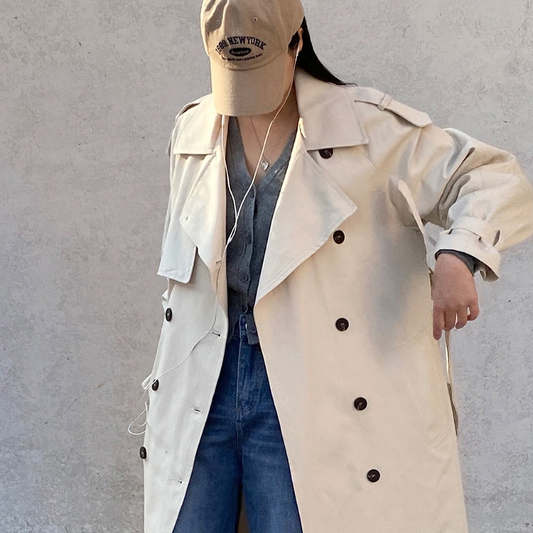 Vネックレイヤードニットガーディガン(9color) GREY