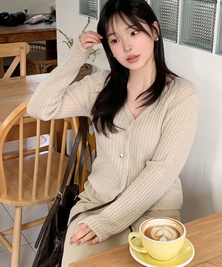 クロップカーディガン(5color) BEIGE