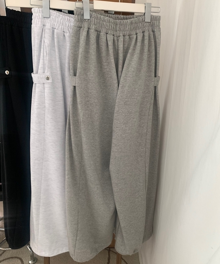 サイドピンタックトレーニングパンツ