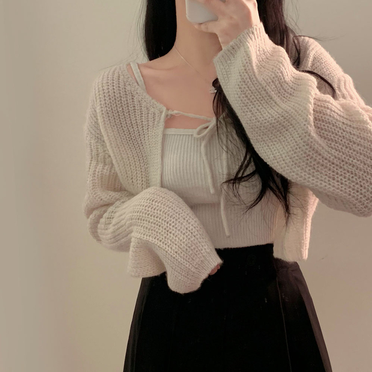 ウールリボンボレロ(5color) CREAM