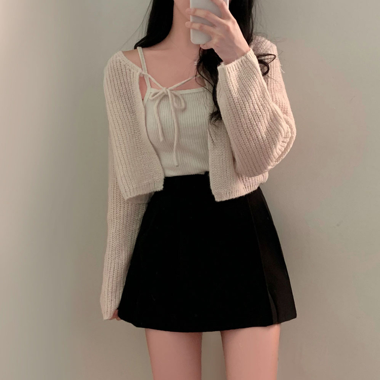 ウールリボンボレロ(5color) CREAM