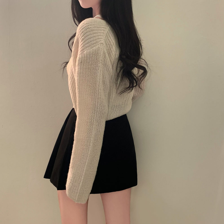 ウールリボンボレロ(5color) CREAM