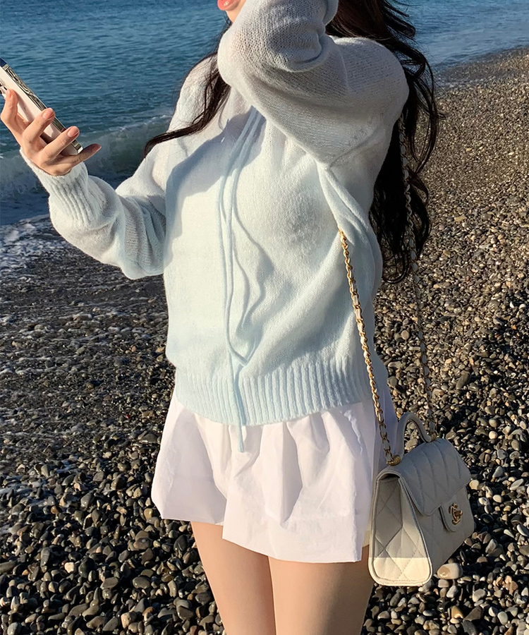 シュエットバルーンワンピース IVORY