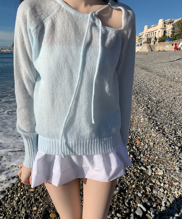 シュエットバルーンワンピース IVORY