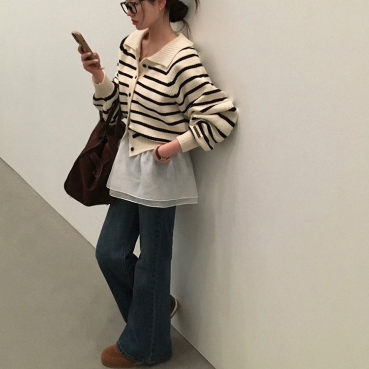 【丈別】セミブーツカットデニムパンツ BLUE DENIM