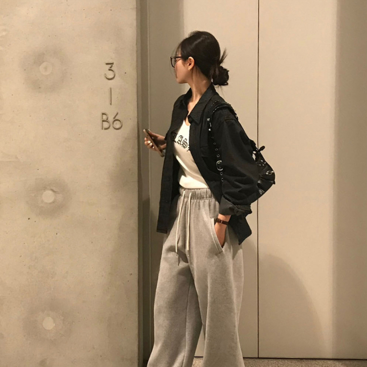オーバーフィットデニムシャツ BLACK DENIM