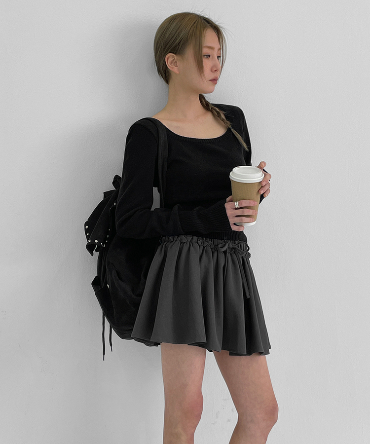 ウエスタンスエードバックパック BLACK