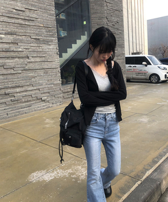 【カップ付き】レースレイヤードキャミソール GREY