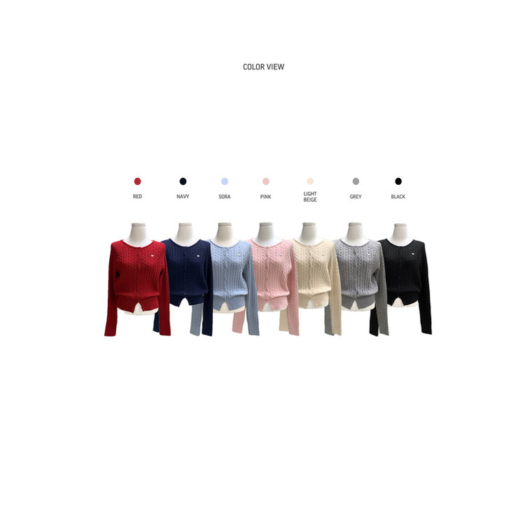 ペンダントニットカーディガン(7color)