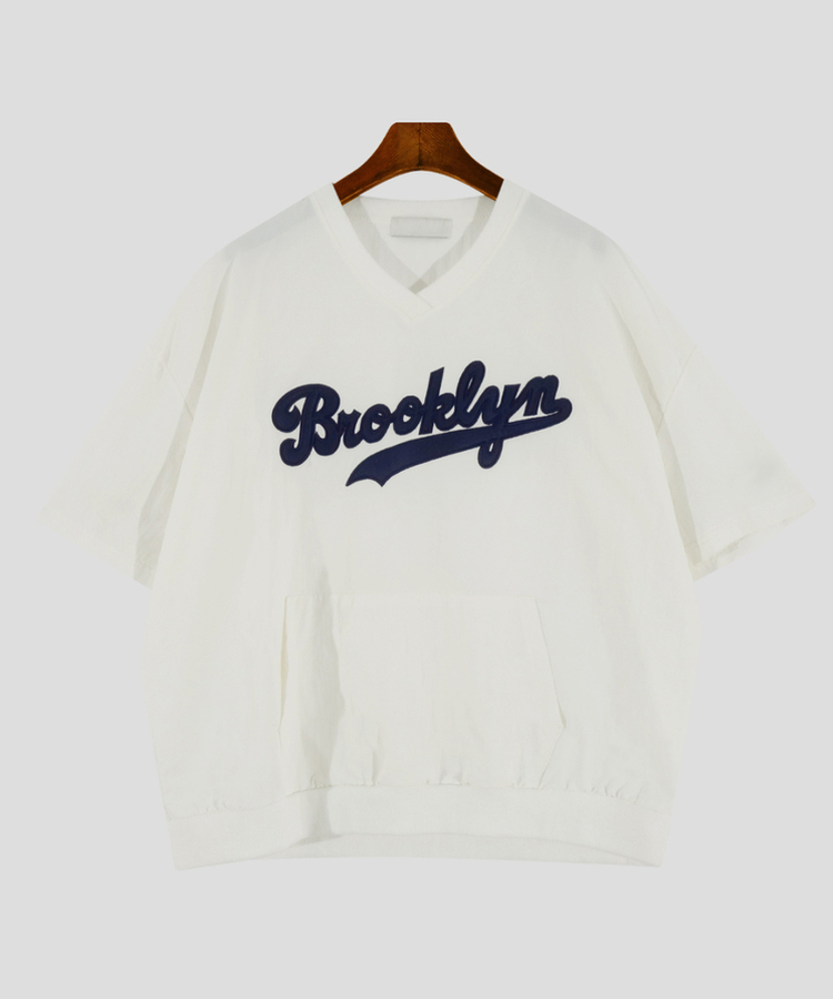 ブルックレタリング半袖Tシャツ