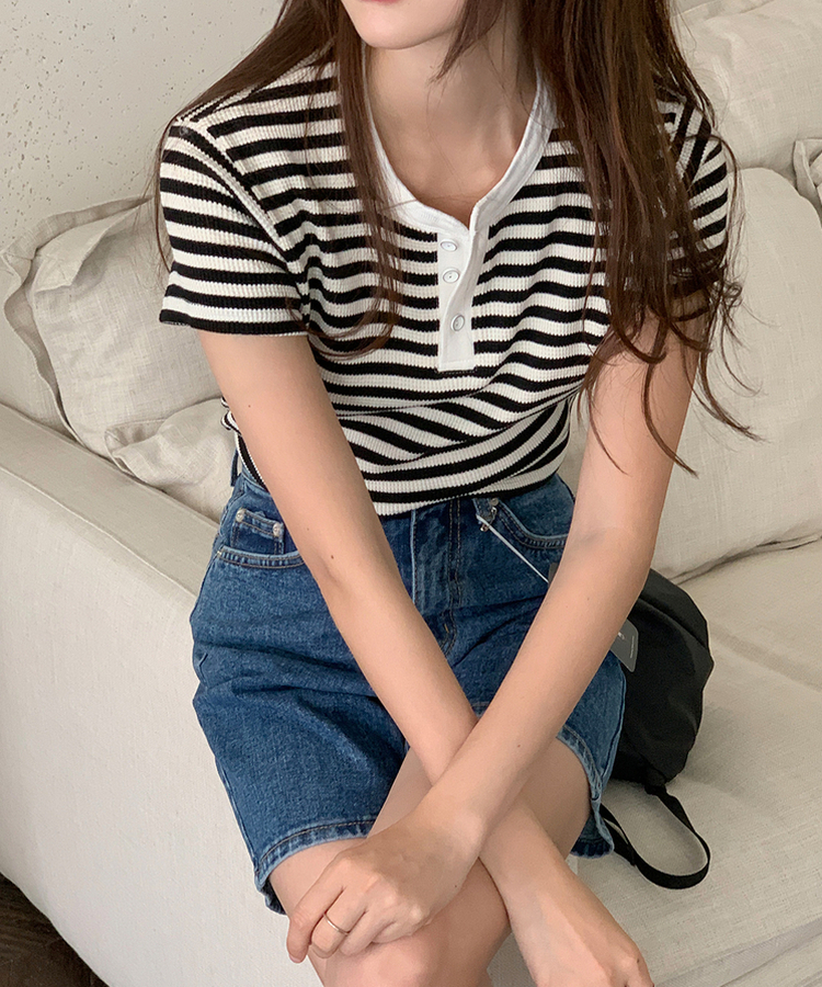 ワッフルオープン半袖Tシャツ