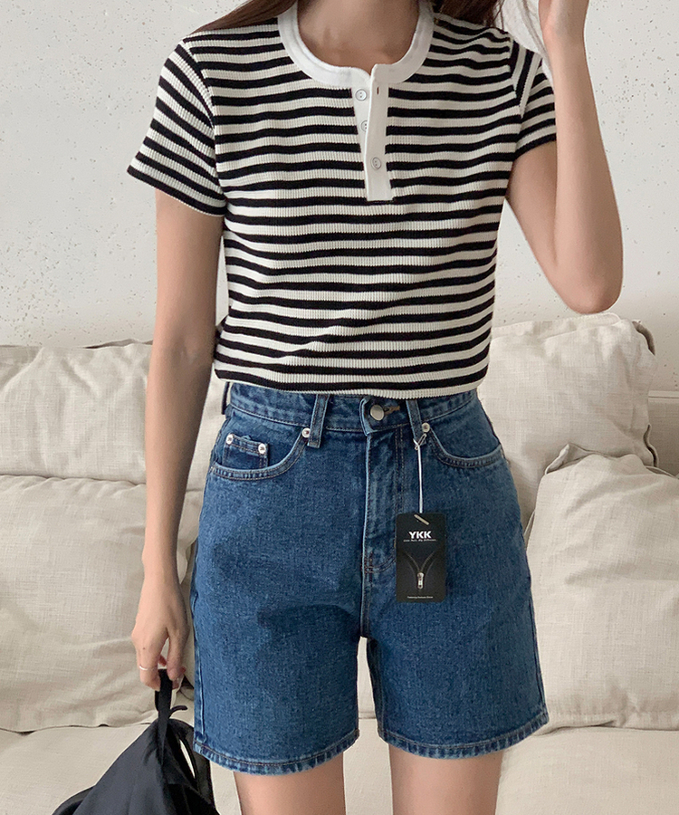 ワッフルオープン半袖Tシャツ