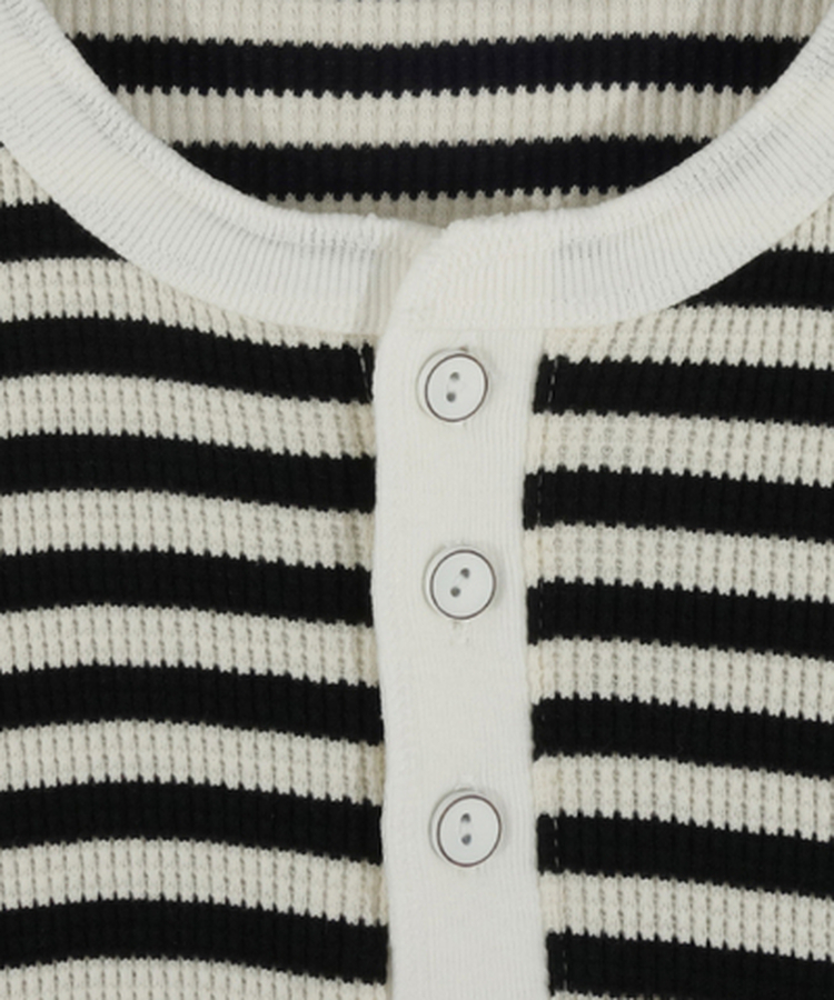 ワッフルオープン半袖Tシャツ