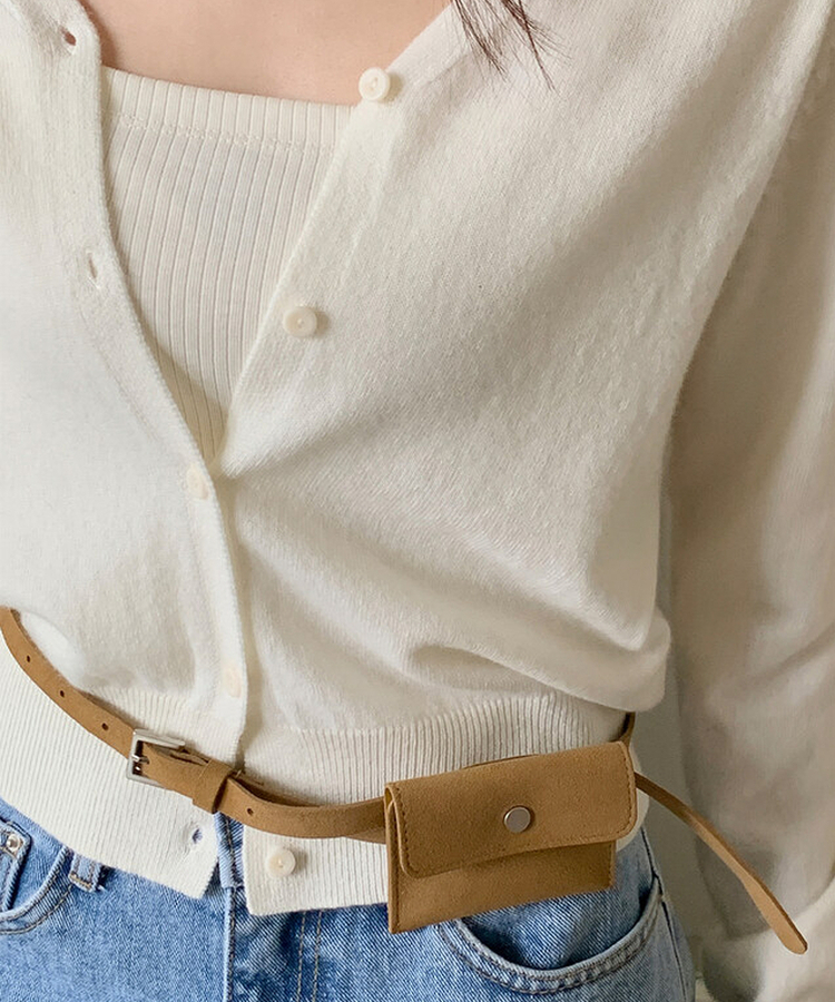 ジョイVネックカーディガン IVORY