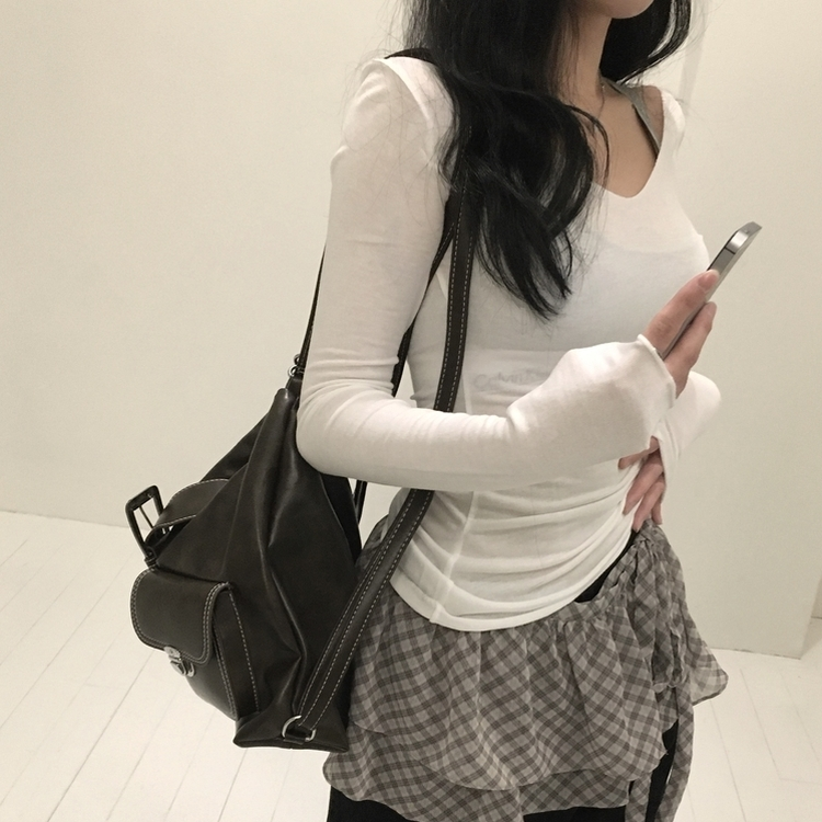 テンセルグローTシャツ IVORY