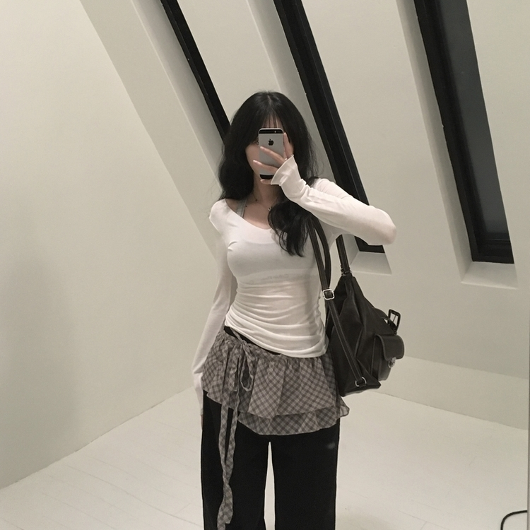 テンセルグローTシャツ IVORY