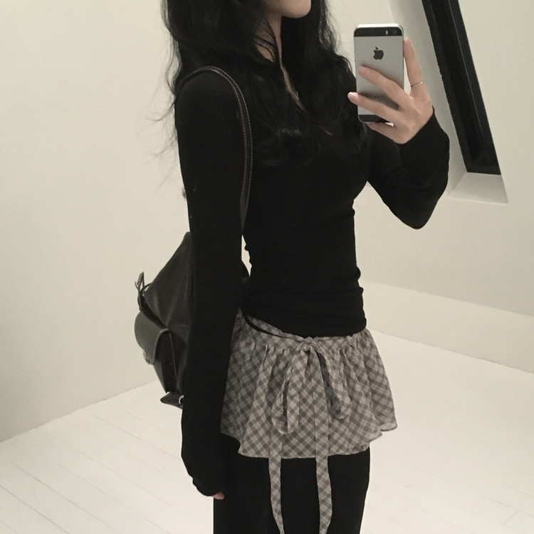 テンセルグローTシャツ BLACK