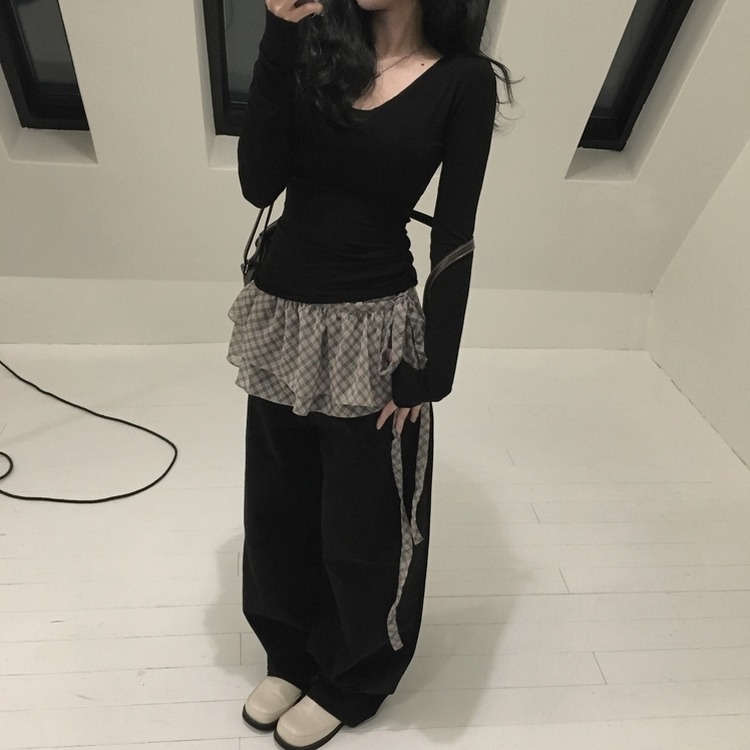 テンセルグローTシャツ BLACK