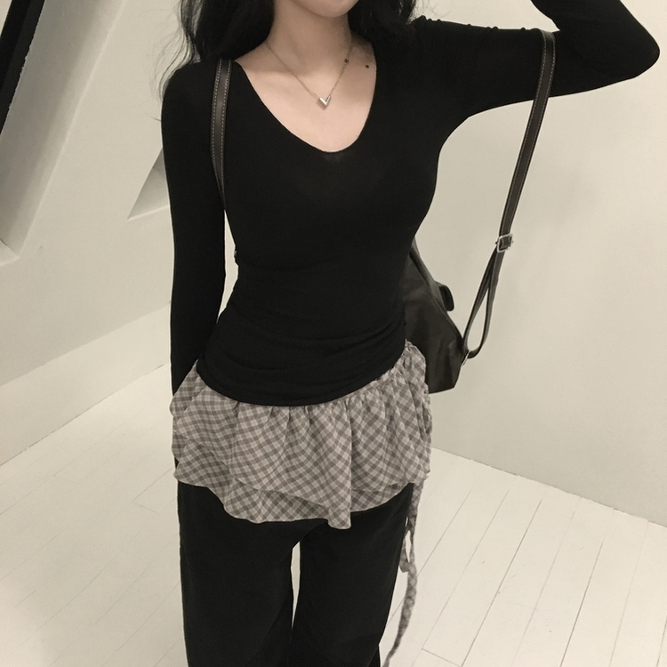 テンセルグローTシャツ BLACK