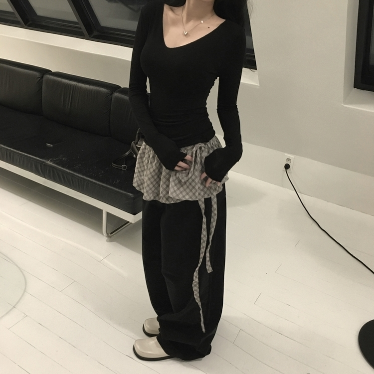 テンセルグローTシャツ BLACK