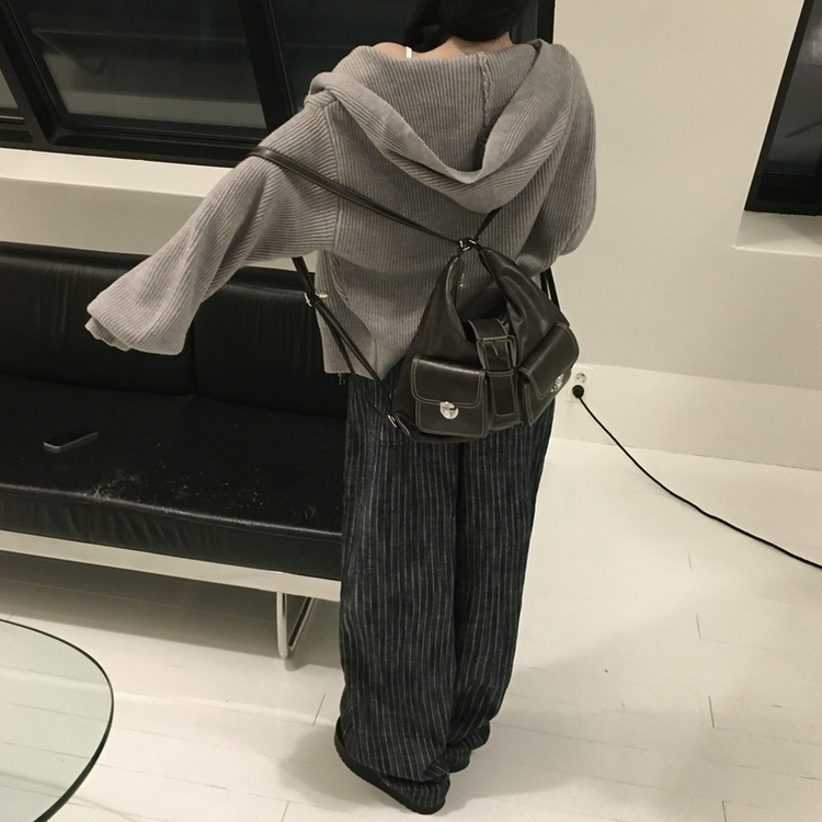 アントニットフードジップアップ(6color) GREY