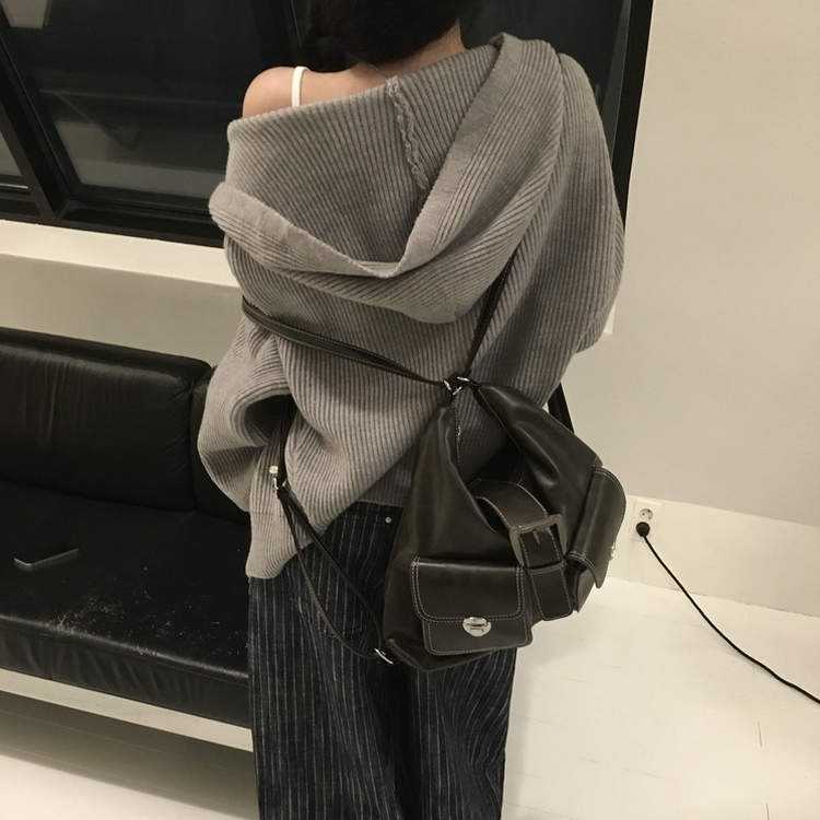 アントニットフードジップアップ(6color) GREY
