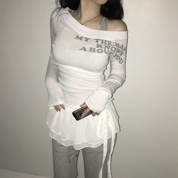 プレッピーレイヤードラップスカート WHITE