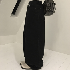 ワイド パウンドワイドパンツ BLACK