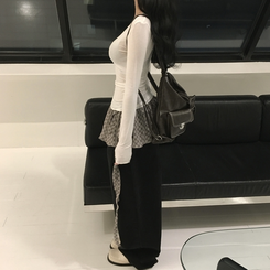 ワイド パウンドワイドパンツ BLACK