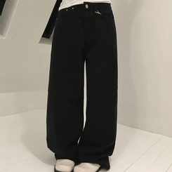 ワイド パウンドワイドパンツ BLACK
