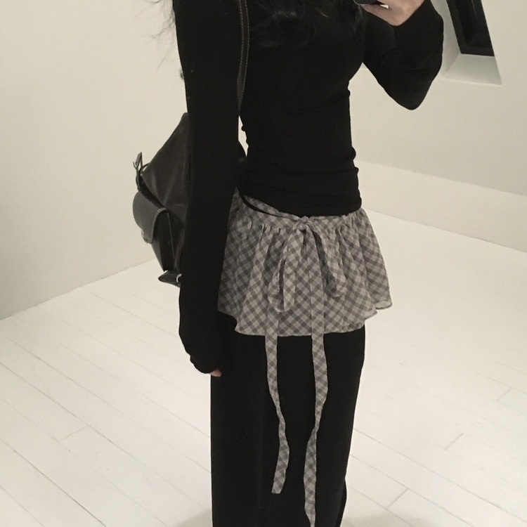 パウンドワイドパンツ BLACK