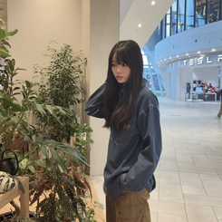 シャツ デニムシャツ DARK DENIM