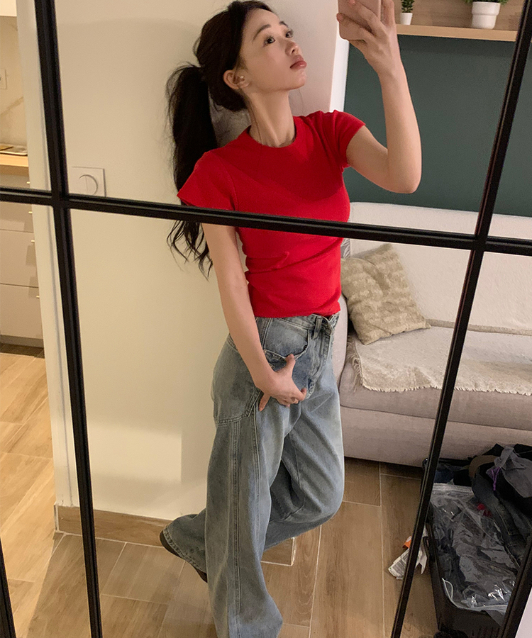 半袖Tシャツ(7color) RED