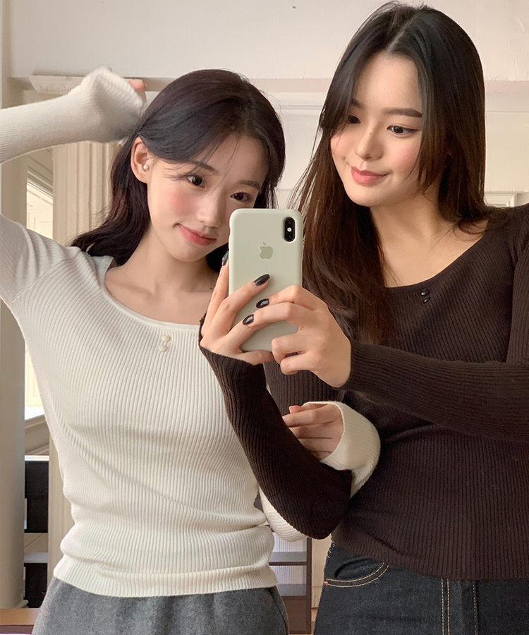 ベーシックニット IVORY