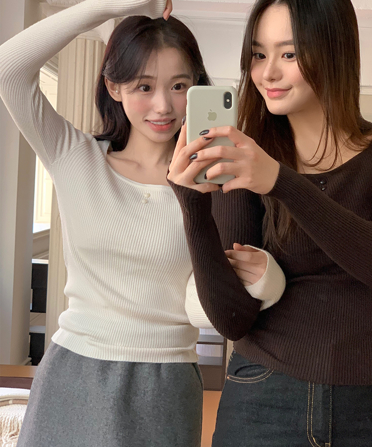 ベーシックニット IVORY