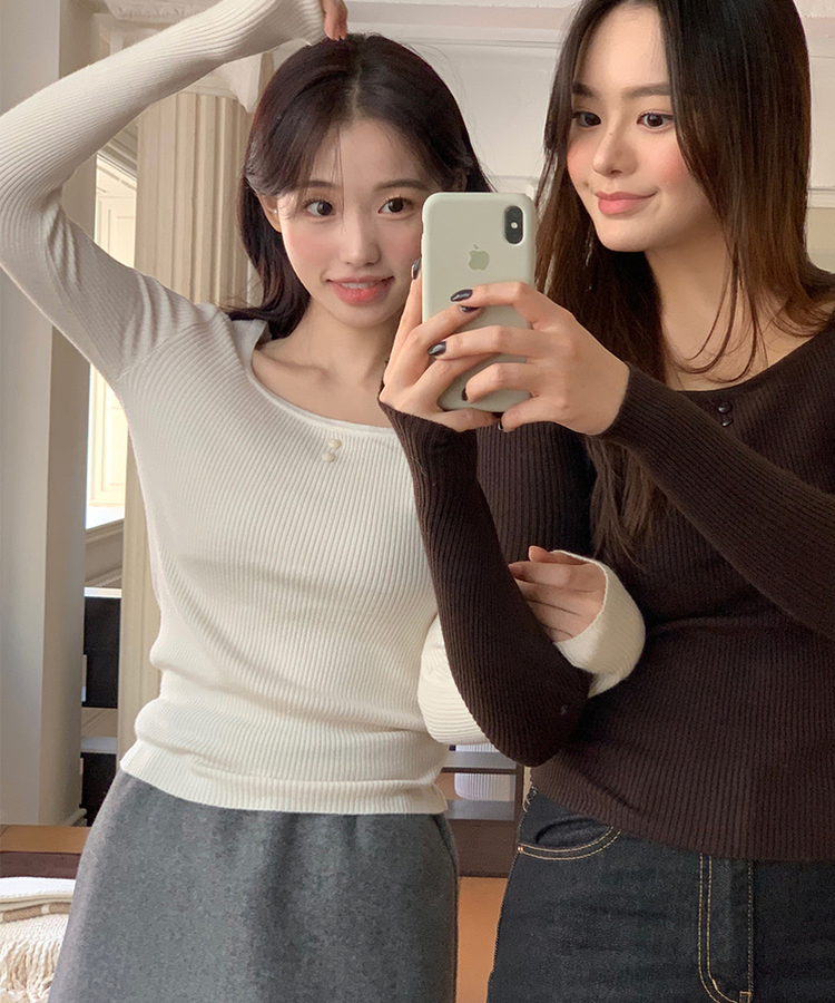 ベーシックニット IVORY