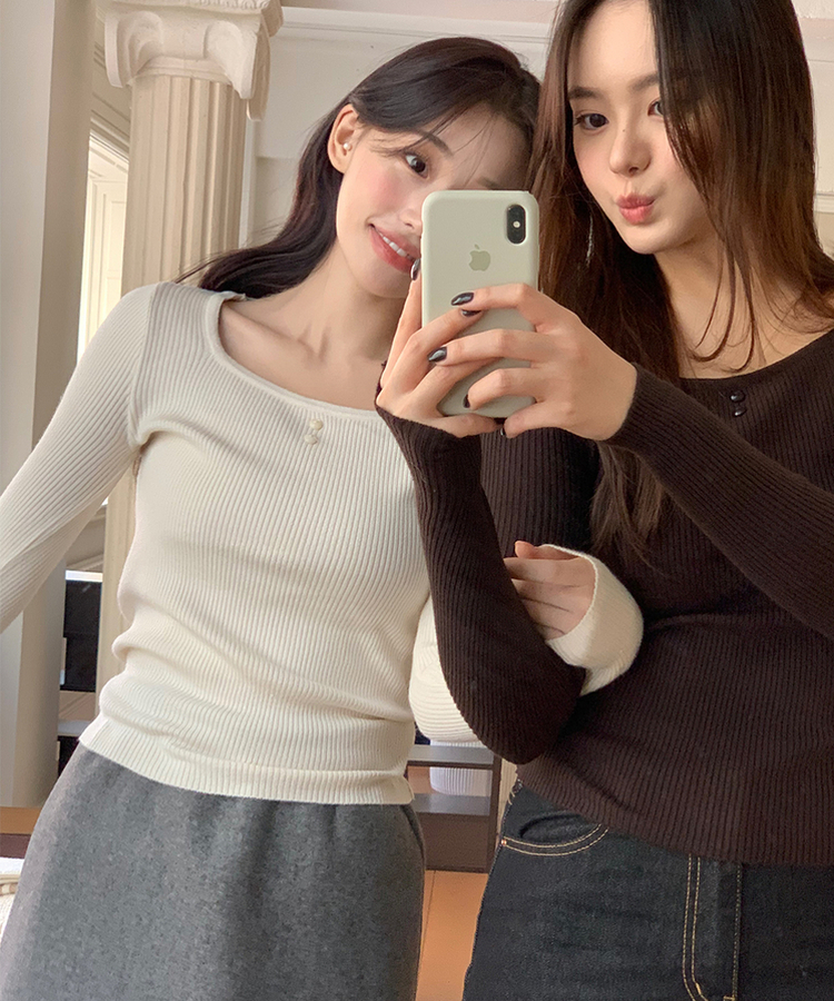 ベーシックニット IVORY