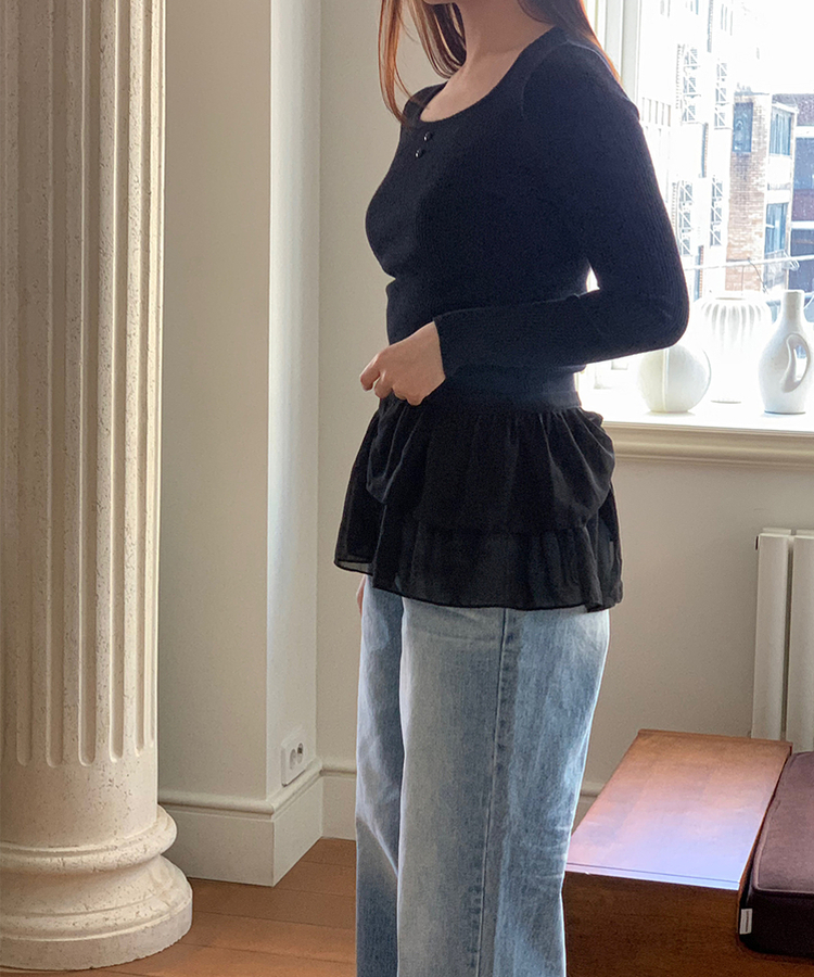 ベーシックニット BLACK
