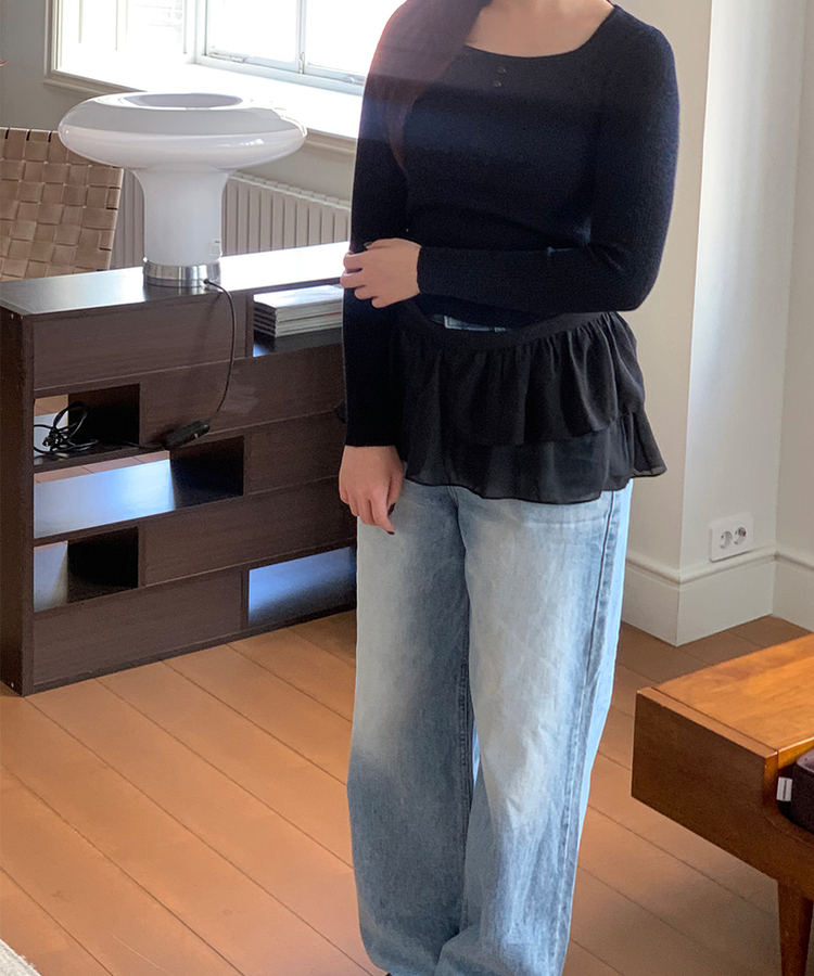 ベーシックニット BLACK