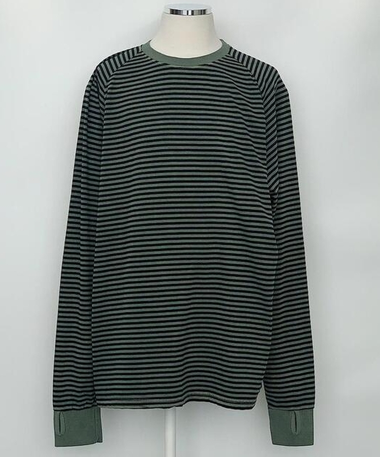 ストライプウォーマーTシャツ