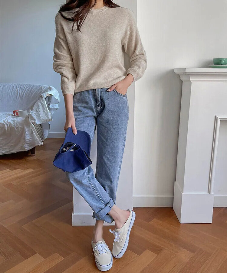 ボーイフィットデニムパンツ(5color)